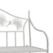 Tuinbank Antiek wit 104 x 52,5 x 89 cm Staal