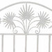 Tuinbank Antiek wit 104 x 52,5 x 89 cm Staal