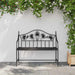 Tuinbank Zwart 104 x 52,5 x 89 cm Staal