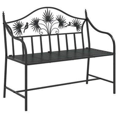 Tuinbank Zwart 104 x 52,5 x 89 cm Staal