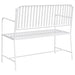 Tuinbank Effen Wit 103,5 x 51,5 x 90 cm Staal