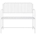 Tuinbank Effen Wit 103,5 x 51,5 x 90 cm Staal