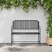 Tuinbank Zwart 103,5 x 51,5 x 90 cm Staal