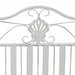 Tuinbank Antiek wit 103,5 x 59 x 89 cm Staal