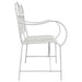 Tuinbank Antiek wit 103,5 x 59 x 89 cm Staal