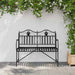 Tuinbank Zwart 103,5 x 59 x 89 cm Staal
