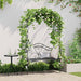 Tuinbank Zwart 121 x 48 x 200 cm Staal