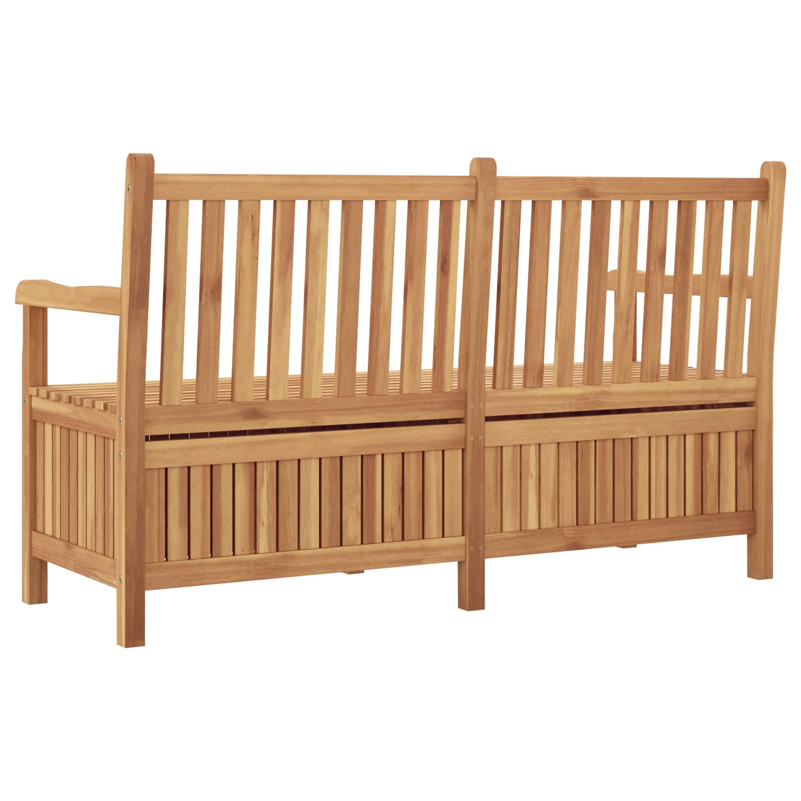 Tuinbank met opslag 150 x 60 x 90 cm Massief Teakhout