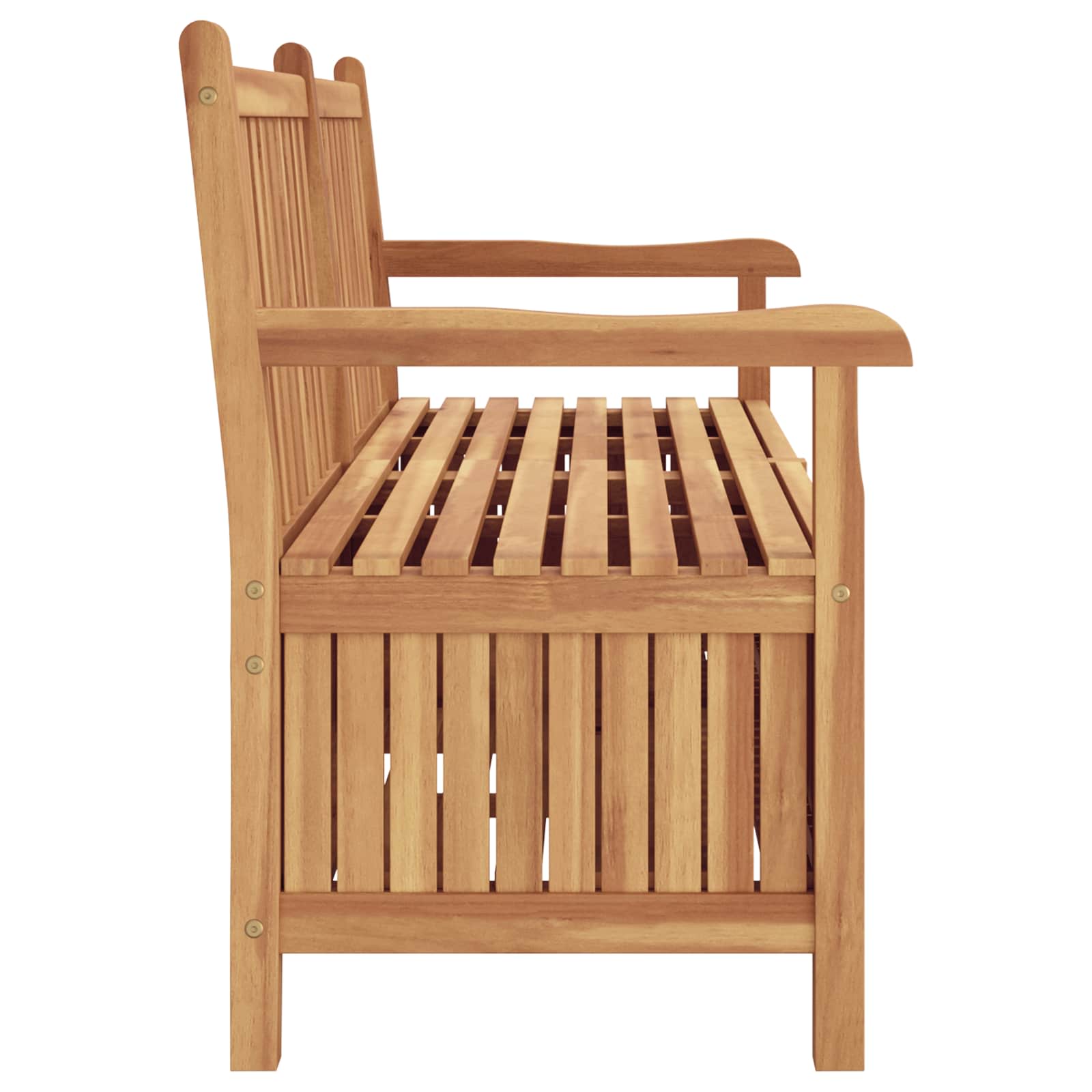 Tuinbank met opslag 150 x 60 x 90 cm Massief Teakhout