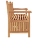 Tuinbank met opslag 150 x 60 x 90 cm Massief Teakhout