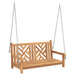 Tuin Hangbank 114 x 60 x 64 cm Massief Teakhout