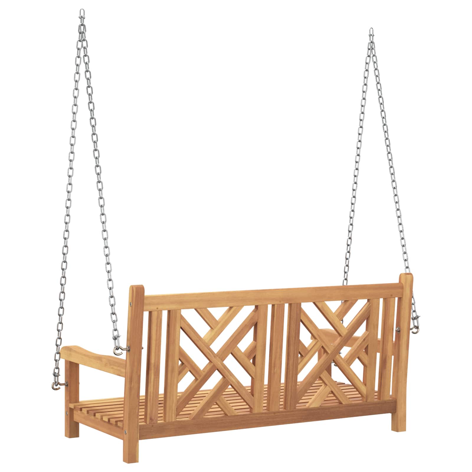 Tuin Hangbank 114 x 60 x 64 cm Massief Teakhout