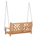 Tuin Hangbank 114 x 60 x 64 cm Massief Teakhout
