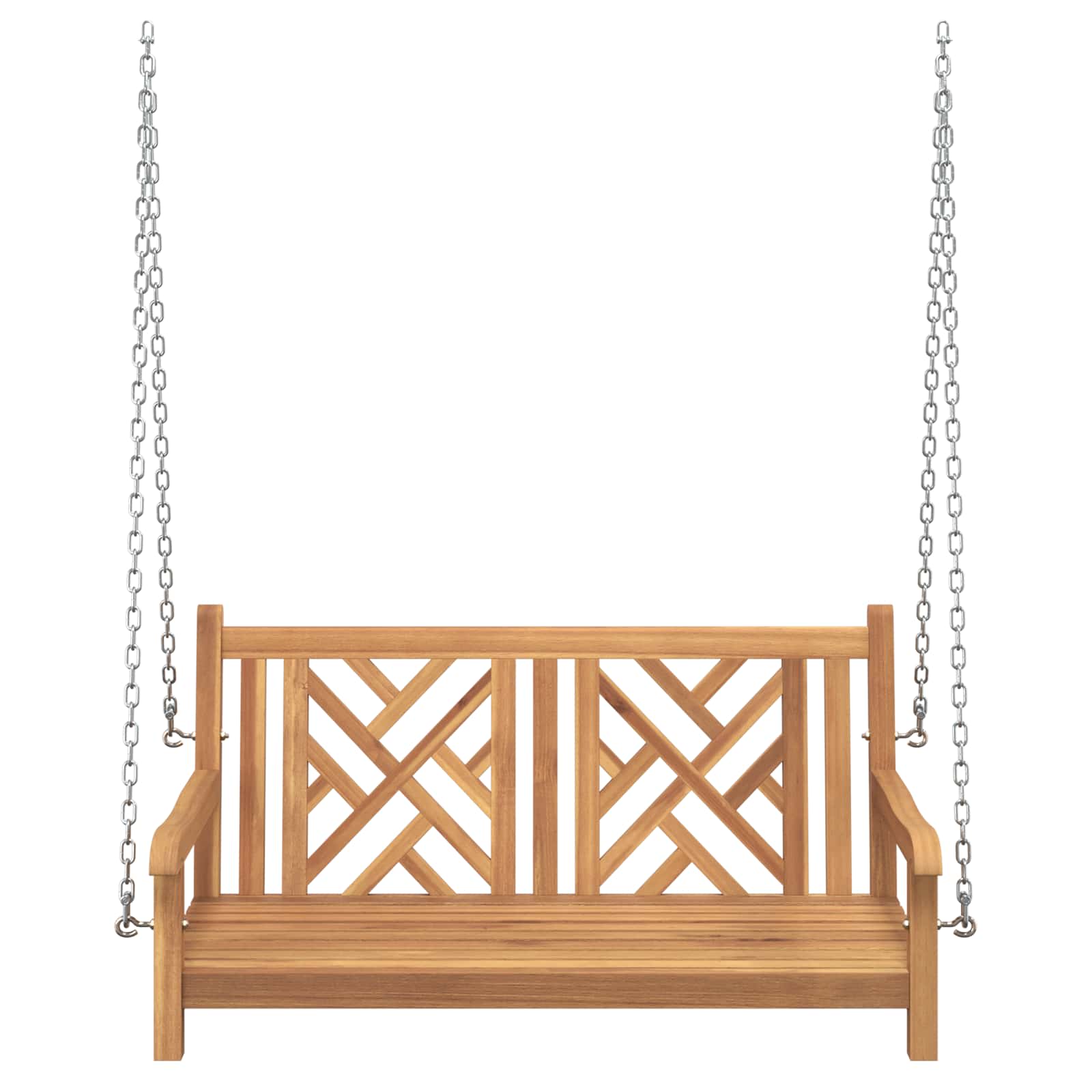 Tuin Hangbank 114 x 60 x 64 cm Massief Teakhout