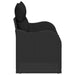 Tuinbank met kussen Zwart 121 x 62 x 69cm poly rattan