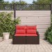 Tuinbank Bruin 123 x 62 x 69cm poly rattan