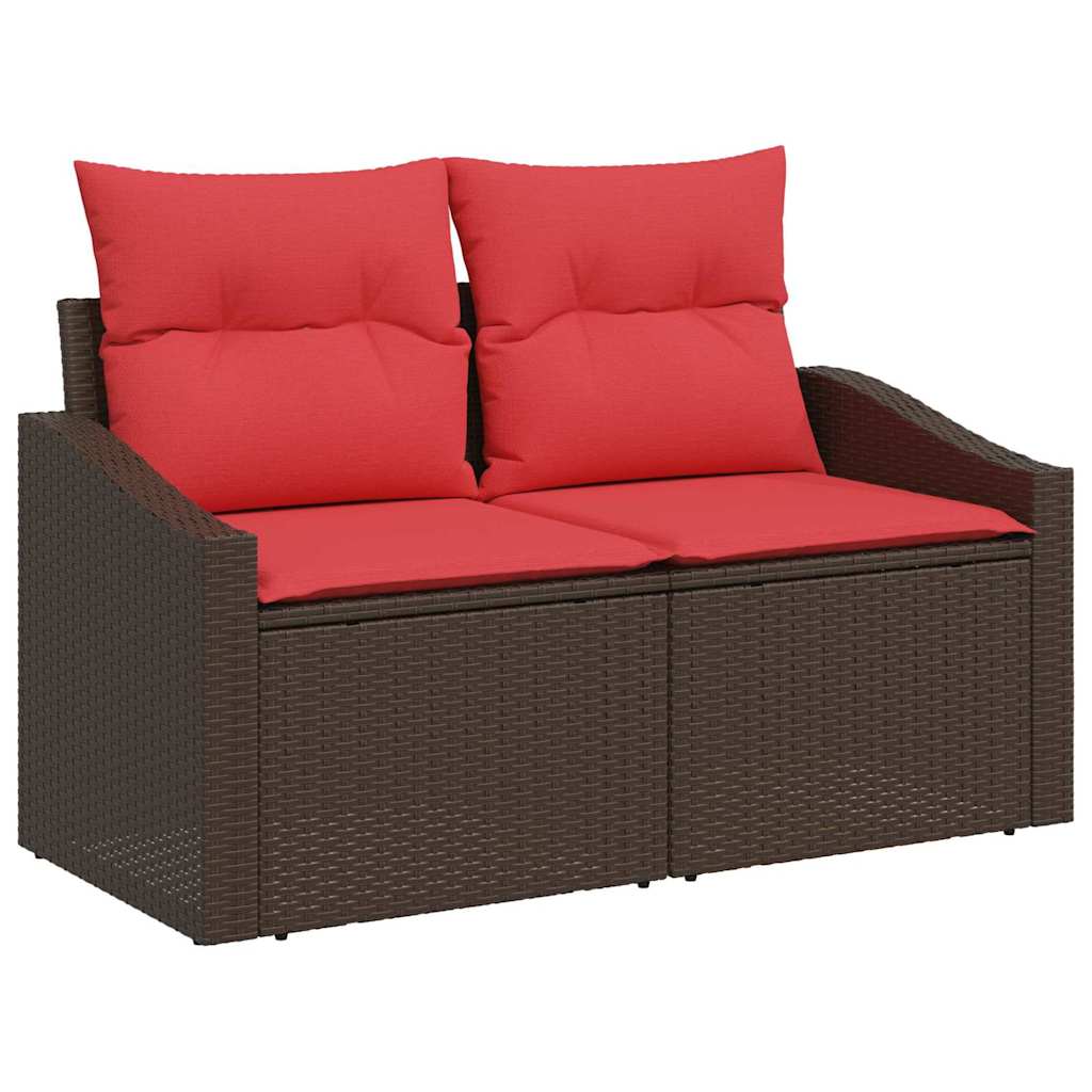 Tuinbank Bruin 123 x 62 x 69cm poly rattan