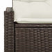 Tuinbank met kussen met opslag 123 x 62 x 69 cm poly rattan