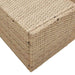 Tuinbank met kussen Beige 184 x 62 x 69 cm poly rattan