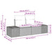 Tuinbank met kussen met opslag 184 x 62 x 69 cm poly rattan