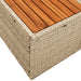 Tuinbank Beige 184 x 62 x 85cm poly rattan