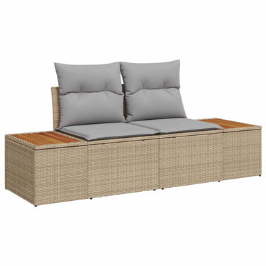 Tuinbank Beige 184 x 62 x 85cm poly rattan