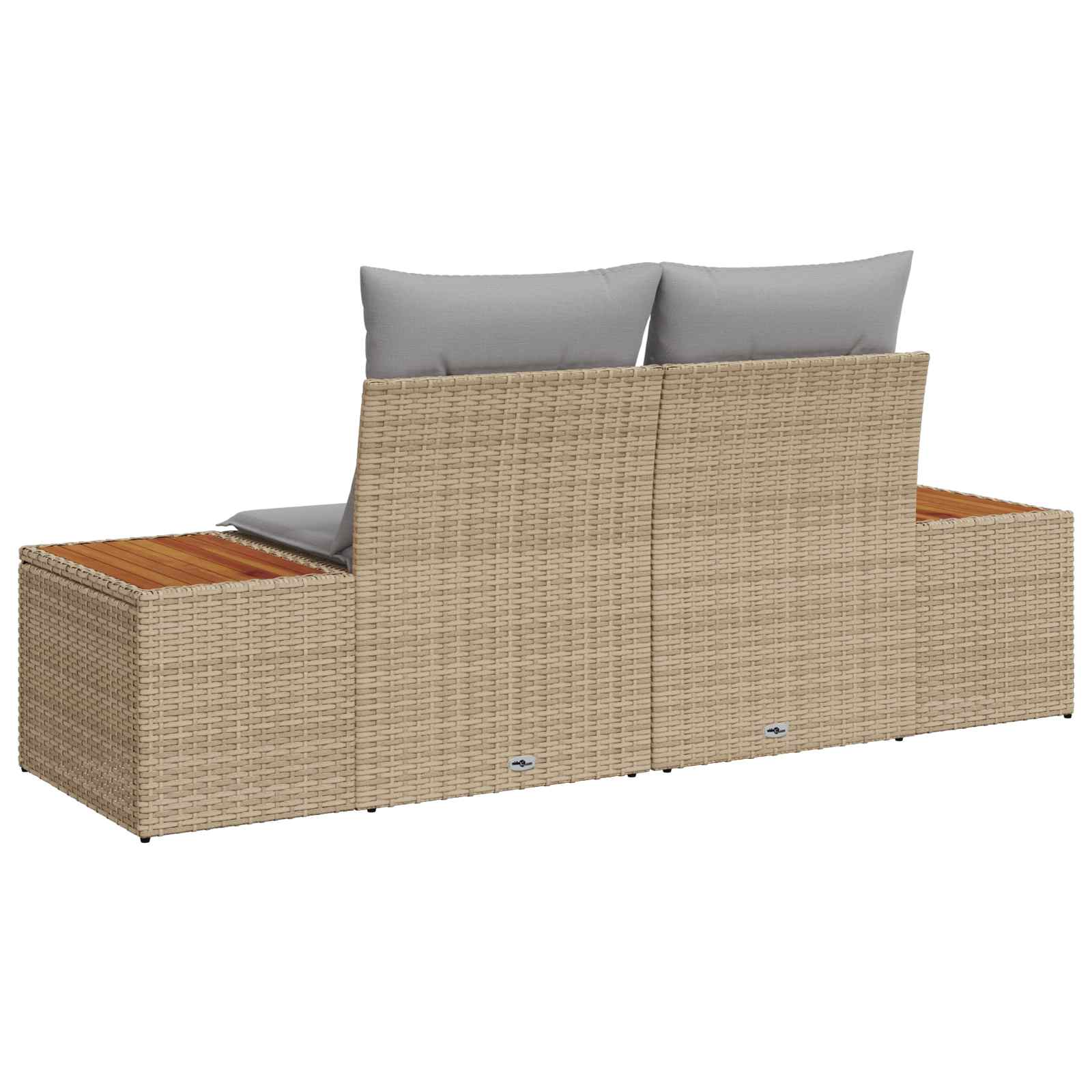 Tuinbank Beige 184 x 62 x 85cm poly rattan