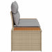 Tuinbank Beige 184 x 62 x 85cm poly rattan