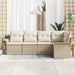 Tuin Sofa Set 5 st poly rattan