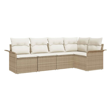 Tuin Sofa Set 5 st poly rattan