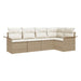 Tuin Sofa Set 5 st poly rattan