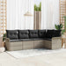 Tuin Sofa Set 5 st poly rattan