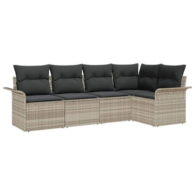 Tuin Sofa Set 5 st poly rattan