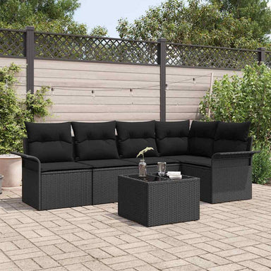 Tuin Sofa Set 6 st poly rattan