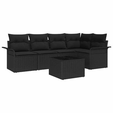 Tuin Sofa Set 6 st poly rattan