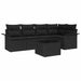 Tuin Sofa Set 6 st poly rattan