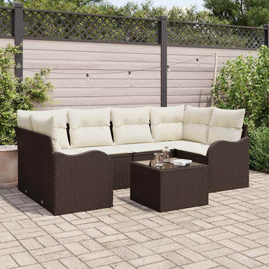 Tuin Sofa Set Bruin 55 x 55 x 37 cm poly rattan