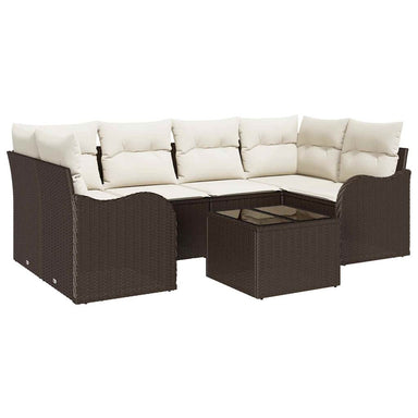 Tuin Sofa Set Bruin 55 x 55 x 37 cm poly rattan