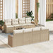 Tuin Sofa Set Beige 55 x 55 x 37 cm poly rattan