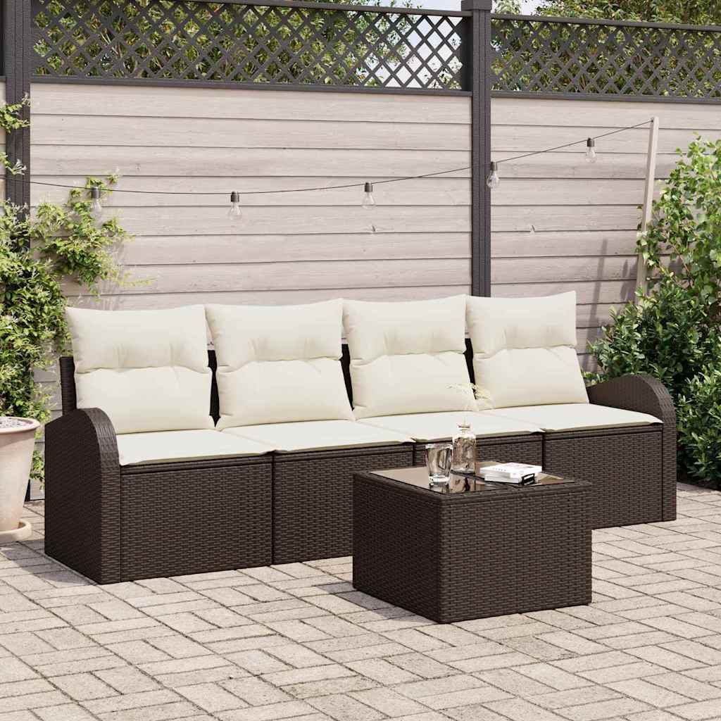 Tuin Sofa Set Bruin 55 x 55 x 37 cm poly rattan