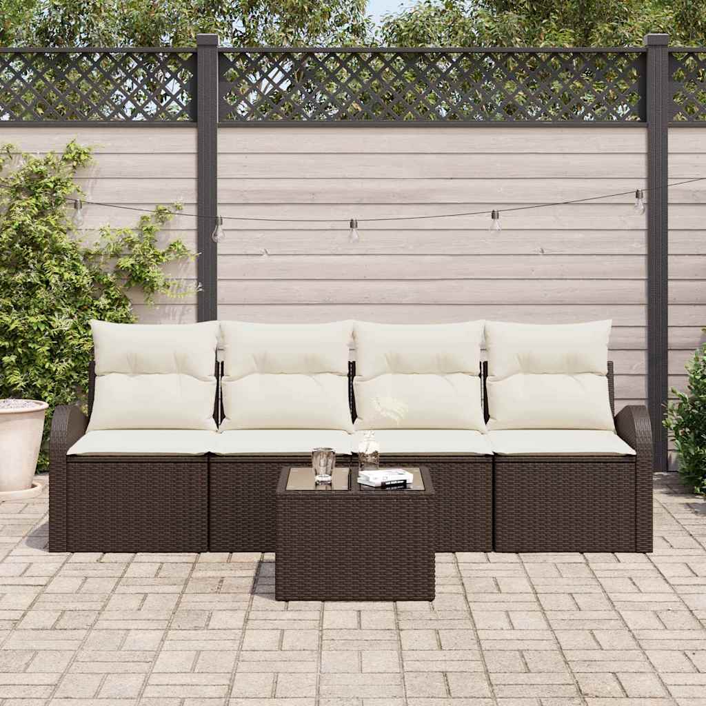 Tuin Sofa Set Bruin 55 x 55 x 37 cm poly rattan