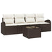Tuin Sofa Set Bruin 55 x 55 x 37 cm poly rattan