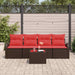 Tuin Sofa Set Bruin 55 x 55 x 37 cm poly rattan