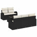 Tuin Sofa Set Zwart 55 x 55 x 37 cm poly rattan
