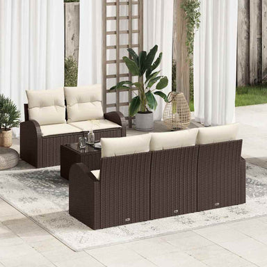Tuin Sofa Set Bruin 55 x 55 x 37 cm poly rattan