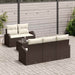 Tuin Sofa Set Bruin 55 x 55 x 37 cm poly rattan