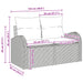 Bankstel 6 st 5-Aantal zitplaatsen Bruin Polyester