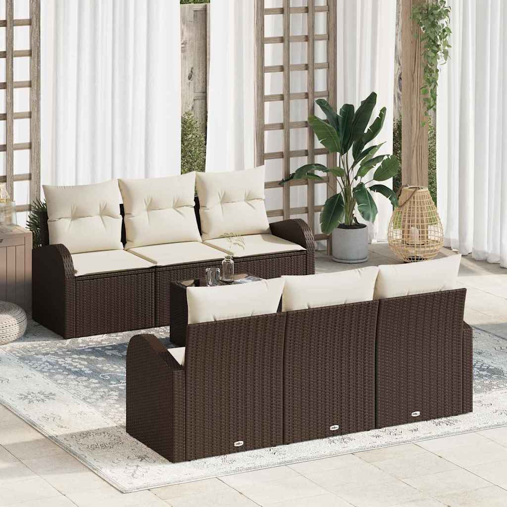 Tuin Sofa Set Bruin 55 x 55 x 37 cm poly rattan