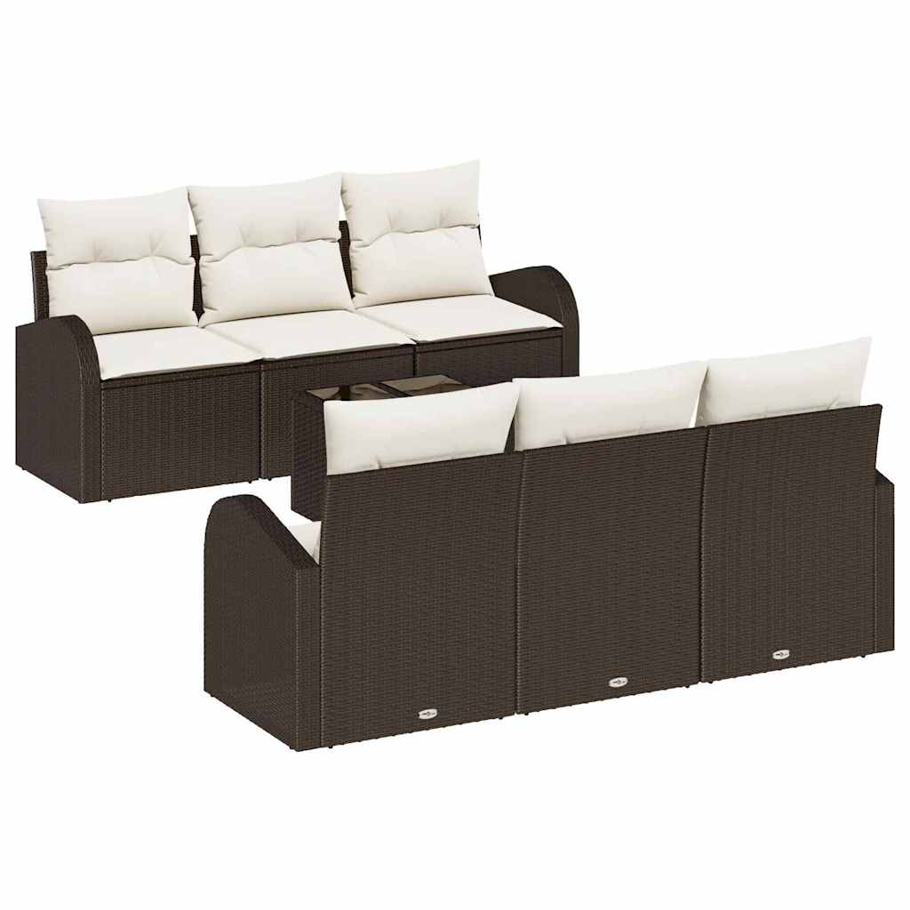 Tuin Sofa Set Bruin 55 x 55 x 37 cm poly rattan