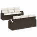 Tuin Sofa Set Bruin 55 x 55 x 37 cm poly rattan